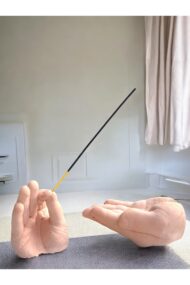 El Formunda Beton Tütsülük ve Dekoratif El Objeleri - Minimalist El Yapımı Tütsü Standı Tasarım - Görsel 2