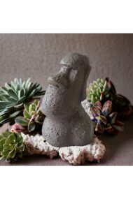 El Yapımı Beton Moai Paskalya Adası Dekoratif Heykel Hediyelik Biblo Ev Tasarım Dekoru - Görsel 2