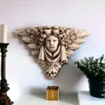 Melek Heykeli, Eskitme Boyama Ev Duvar Dekoru, El Sanatları, Ev, Ofis Dekorasyonu