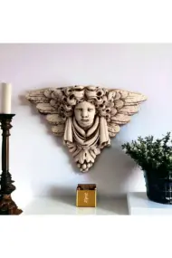 Melek Heykeli, Eskitme Boyama Ev Duvar Dekoru, El Sanatları, Ev, Ofis Dekorasyonu