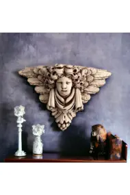 Melek Heykeli, Eskitme Boyama Ev Duvar Dekoru, El Sanatları, Ev, Ofis Dekorasyonu - Görsel 4