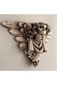 Melek Heykeli, Eskitme Boyama Ev Duvar Dekoru, El Sanatları, Ev, Ofis Dekorasyonu - Görsel 6