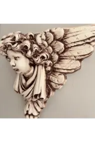 Melek Heykeli, Eskitme Boyama Ev Duvar Dekoru, El Sanatları, Ev, Ofis Dekorasyonu - Görsel 7