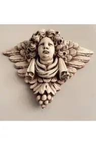 Melek Heykeli, Eskitme Boyama Ev Duvar Dekoru, El Sanatları, Ev, Ofis Dekorasyonu - Görsel 8