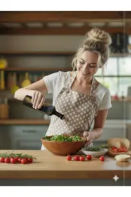 El Yapımı İnci Küpeli Kız Desenli 750ml Cam Yağdanlık, Sosluk, Sunumluk, Mutfak Dekorasyon - Görsel 5