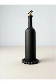 El Yapımı İnci Küpeli Kız Desenli 750ml Cam Yağdanlık, Sosluk, Sunumluk, Mutfak Dekorasyon - Görsel 8