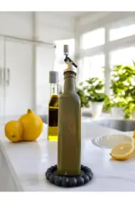 500 ML El Yapımı Kadın Portreli Cam Yağdanlık | Sosluk, Sirkelik, Mutfak & Sofra Aksesuarı, Yeşil - Görsel 7