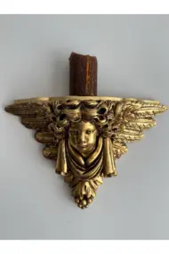 Altın Varak Melek Heykeli, Eskitme Boyama Ev Duvar Dekoru, El Sanatları, Ev, Ofis Dekorasyonu - Görsel 8