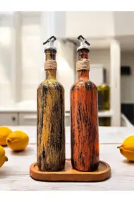 Eşsiz Afrika Kadın Figürlü Yağdanlık Seti 2 Li Set Ile Mutfağınıza Estetik Bir Dokunuş - Görsel 4