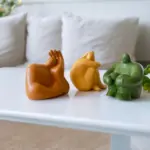 Soyut Düşünen Insan 3'lü Set, Ev Dekorasyonu, Masa Süslemesi Heykel Seti Biblo, Oda Dekorasyonu