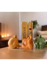 Soyut Düşünen Insan 3'lü Set, Ev Dekorasyonu, Masa Süslemesi Heykel Seti Biblo, Oda Dekorasyonu - Görsel 4