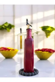 500 ML El Yapımı Kadın Portreli Cam Yağdanlık | Sosluk, Sirkelik, Mutfak & Sofra Aksesuarı, Yeşil - Görsel 8