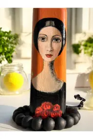 500 ML El Yapımı Kadın Portreli Cam Yağdanlık | Sosluk, Sirkelik, Mutfak & Sofra Aksesuarı, Yeşil - Görsel 5