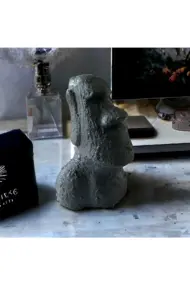 El Yapımı Beton Moai Paskalya Adası Dekoratif Heykel Hediyelik Ev Tasarım Dekoru - Görsel 2
