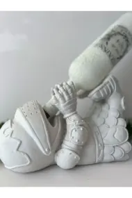 Şövalye Figürlü Şarap Şişesi Tutucu Obje Ve Aydınlatma Şişesi Masa Üzeri Aplik - Görsel 6