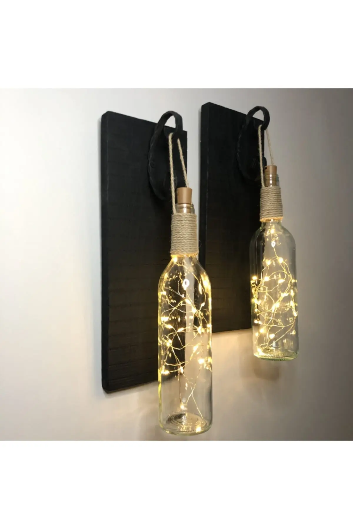 34128794561211-img-1_org_zoom Siyah Led Işıklı Duvar Aplik 2li - Görsel 1