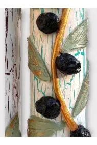 500 ML Kil Kabartma Uygulama Akdeniz ve Ege Dokunuşu El Yapımı Zeytinyağı & Üzüm Sirke Şişeleri, Ya - Görsel 7