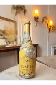 Özel Tasarım El Yapımı Dekoratif Şişe, Farklı Ev Dekorasyonu, Şişesi Dekor, Ofis Dekoru