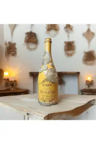 Özel Tasarım El Yapımı Dekoratif Şişe, Farklı Ev Dekorasyonu, Şişesi Dekor, Ofis Dekoru - Görsel 2