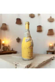 Özel Tasarım El Yapımı Dekoratif Şişe, Farklı Ev Dekorasyonu, Şişesi Dekor, Ofis Dekoru - Görsel 3