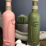 Dekoratif Şarap Şişeleri 2'li Set