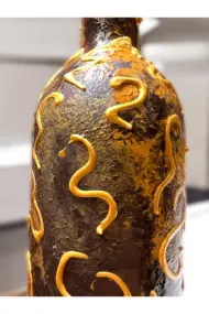 El Yapımı Altın Varaklı Yağdanlık Tasarım Sunum Standı ile Şık Mutfaklar ve Sofralar - Görsel 4