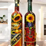 Akdeniz Mutfağı ve Ayçiçeklerinden İlhamla Tasarlanan Cam Yağdanlık, Sirkelik ve Sosluk Seti, Mutfa