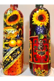 Akdeniz Mutfağı ve Ayçiçeklerinden İlhamla Tasarlanan Cam Yağdanlık, Sirkelik ve Sosluk Seti, Mutfa - Görsel 4