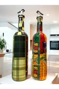 Akdeniz Mutfağı ve Ayçiçeklerinden İlhamla Tasarlanan Cam Yağdanlık, Sirkelik ve Sosluk Seti, Mutfa - Görsel 6