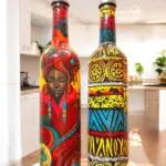 Asya Kabile Kültürlerinden İlham Alan Etnik Motiflerle El Yapımı Yağdanlık, Sosluk, Sirkelik Seti-M