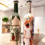 Latin Amerikalı Kadın ve Kaktüs Desenli Özel Tasarım Yağdanlık-Sirkelik Sosluk Seti- Ev ve Mutfak D