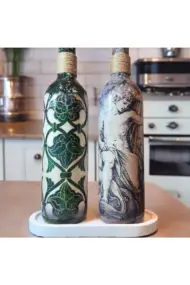 Özel Tasarım Zeus Antik Yunan Motifli Özel Tasarım Yağdanlık-Sirkelik Sosluk Seti Ev-Mutfak Dekoru - Görsel 4