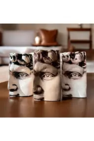 Dekoratif Beton Antik Eskitme Heykel Biblo 3 Lü Set Masa Üstü Aksesuar Kitap Tutucu Dekor - Görsel 3