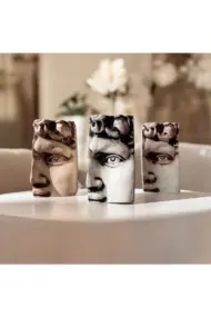 Dekoratif Beton Antik Eskitme Heykel Biblo 3 Lü Set Masa Üstü Aksesuar Kitap Tutucu Dekor - Görsel 6