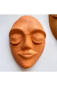 El Yapımı Duvar Dekor Heykelleri 5'li Set, Tasarım Duvar Maskları, Duvar Dekorasyonu - Görsel 7