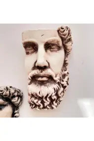 Antik Eskitme Dekoratif Poseidon Beton Biblo Heykel 3'lü Set Ev Dekor Duvar Dekoru - Görsel 7