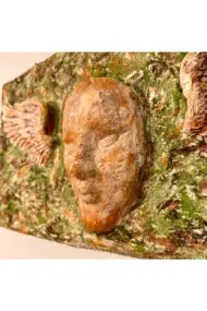 Özel Tasarım Yosun Efektli İnsan Yüzlü Melek Kanadı 3 Boyutlu Tablo, Duvar dekoru - Görsel 8