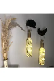 El Yapımı Heykel Dekorlu 2'li Set - Görsel 2