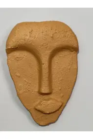 El Yapımı Minimalist Tasarım Duvar Dekorasyon Maskları (maskeleri) 5'li Set - Görsel 5