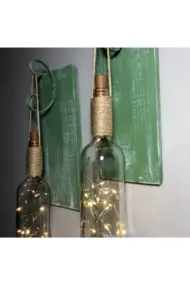 Led Işıklı Fıstık Yeşil Renkli Duvar Aplik 2'li Set - Görsel 5