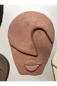 El Yapımı Özel Pigment Boya Uygulamalı Duvar Dekoru Maskeler - Görsel 6