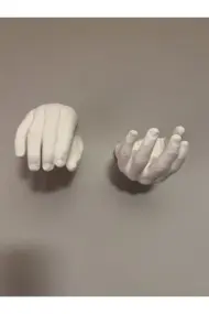 El Yapımı Heykel El Dekorlu Led Işıklı Şampanya Şişesi Aplik 2'li Set - Görsel 7