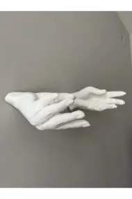 Kadın El Heykeli Led Işıklı Renkli Vitray Cam Şarap Şişesi Aplik Set Cafe, Bar, Bahçe, Ev Dekoru - Görsel 8